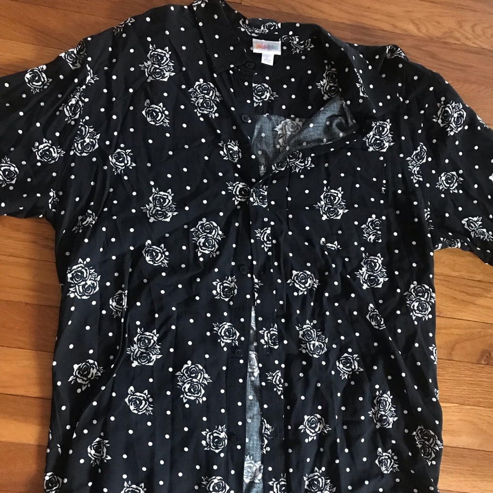 Lularoe Michael Button Down shirt Large